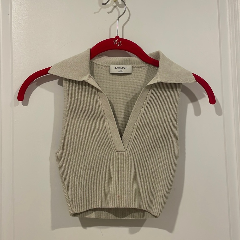 Aritzia Babaton Collared Tank